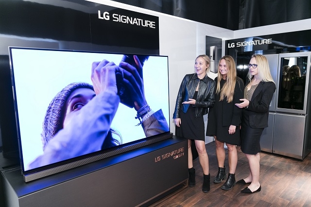LG전자가 미국시장에 프리미엄 LG 시그니처를 본격적으로 출시하며 대대적인 프리미엄 마케팅에 돌입했다 (사진제공: LG전자)