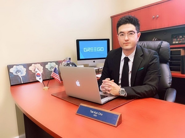 사진: GNS USA 사무실에서 조태국 대표