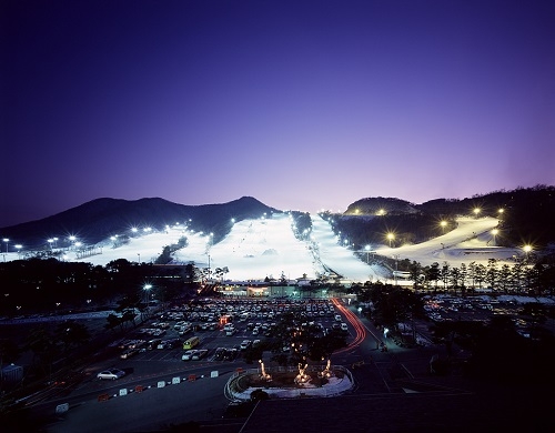지산리조트 전경