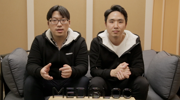 사진: 메디블록 고우균, 이은솔 대표